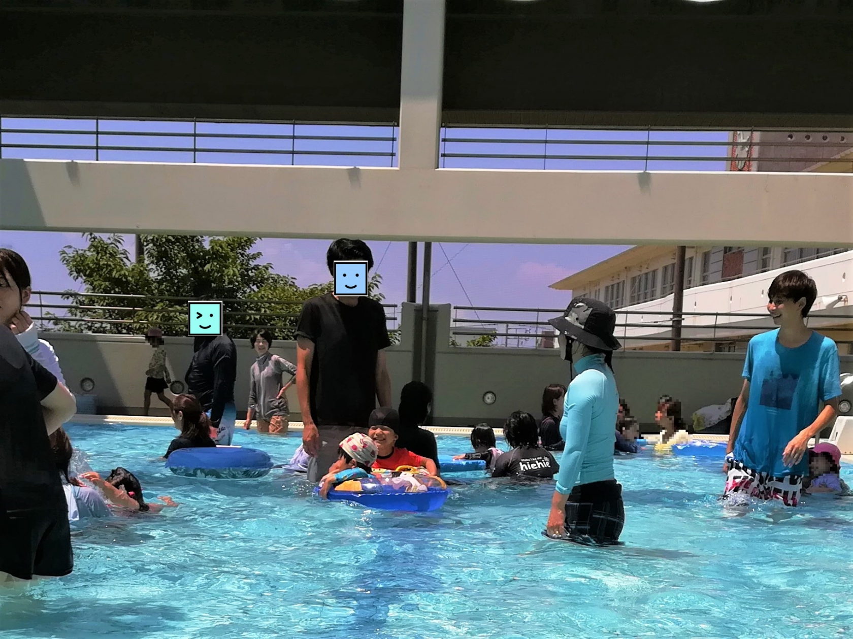 太陽の家しいの実学園より プールに入ってきました その3 お知らせ 社会福祉法人 光友会 神奈川県藤沢市 横浜市磯子区 障害者福祉